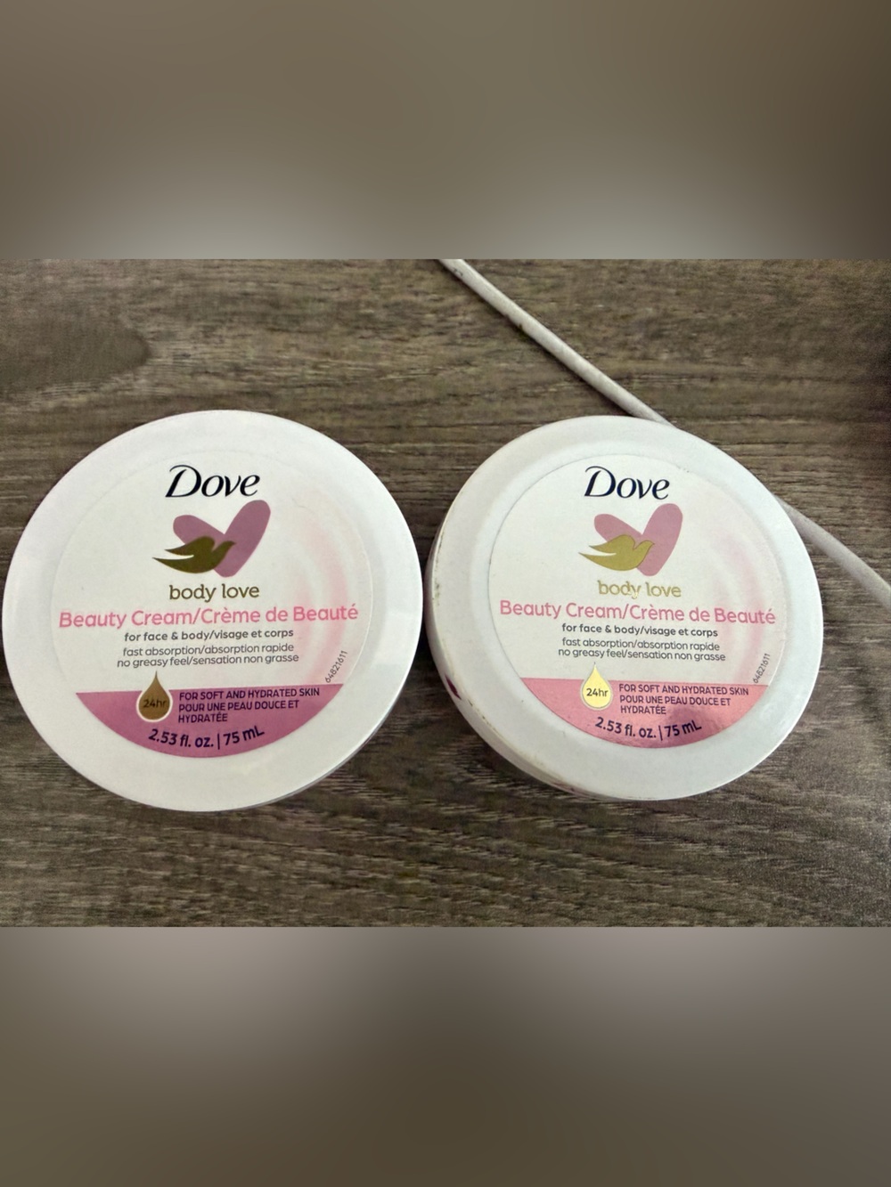 Dove Body Love Beauty Cream - set of 2
